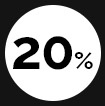 20% BLACK WEEKS