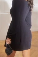 Sancha - Czarna mini sukienka