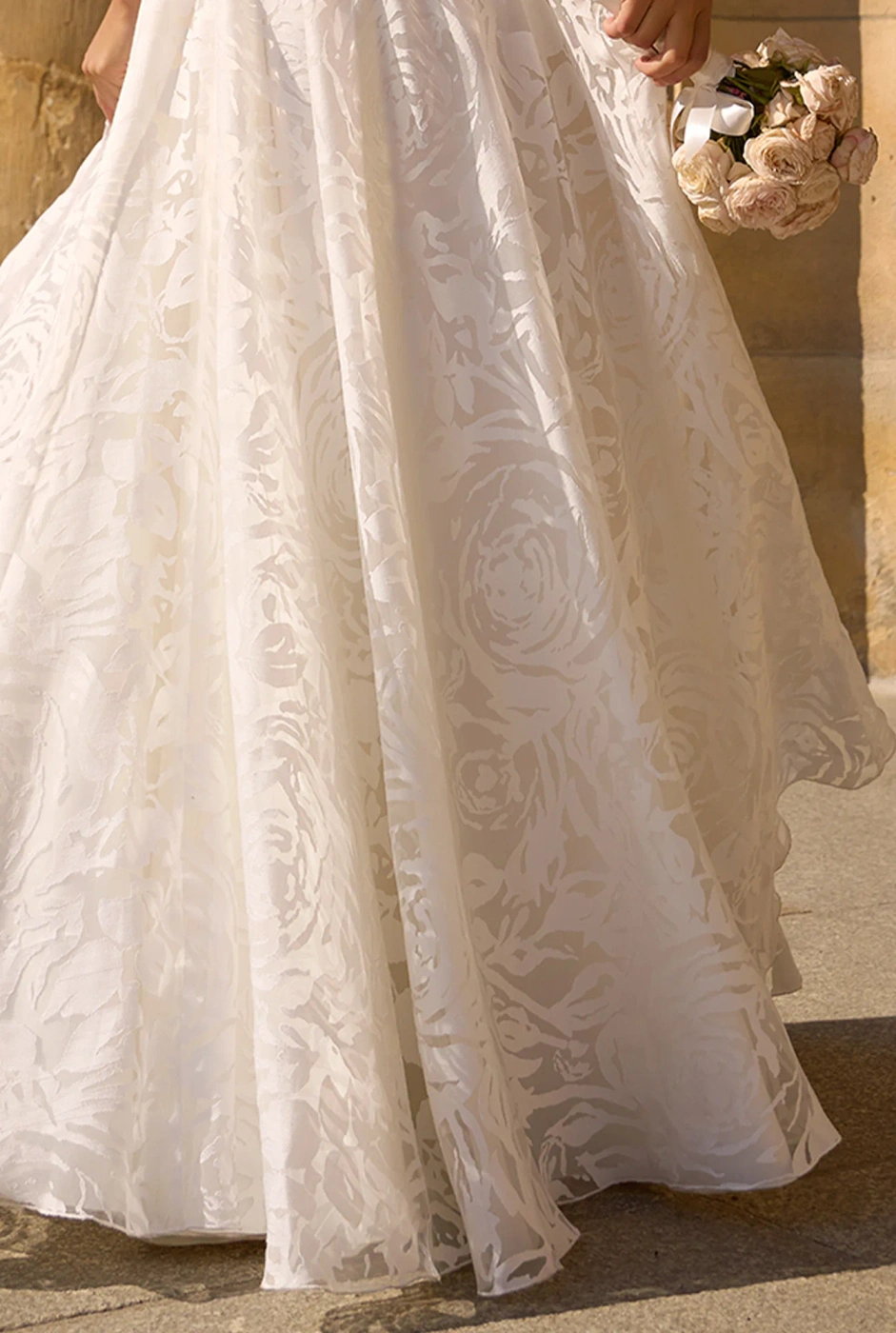 Cambria - suknia ślubna maxi z koronką