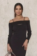 Francesca - dzianinowy midi zestaw w czerni