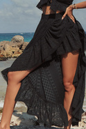 Peggie - czarny set w stylu boho