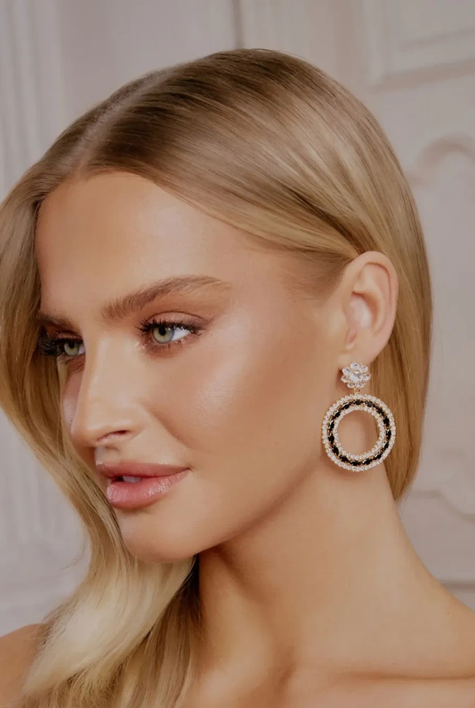 Lome - kolczyki w kształcie koła