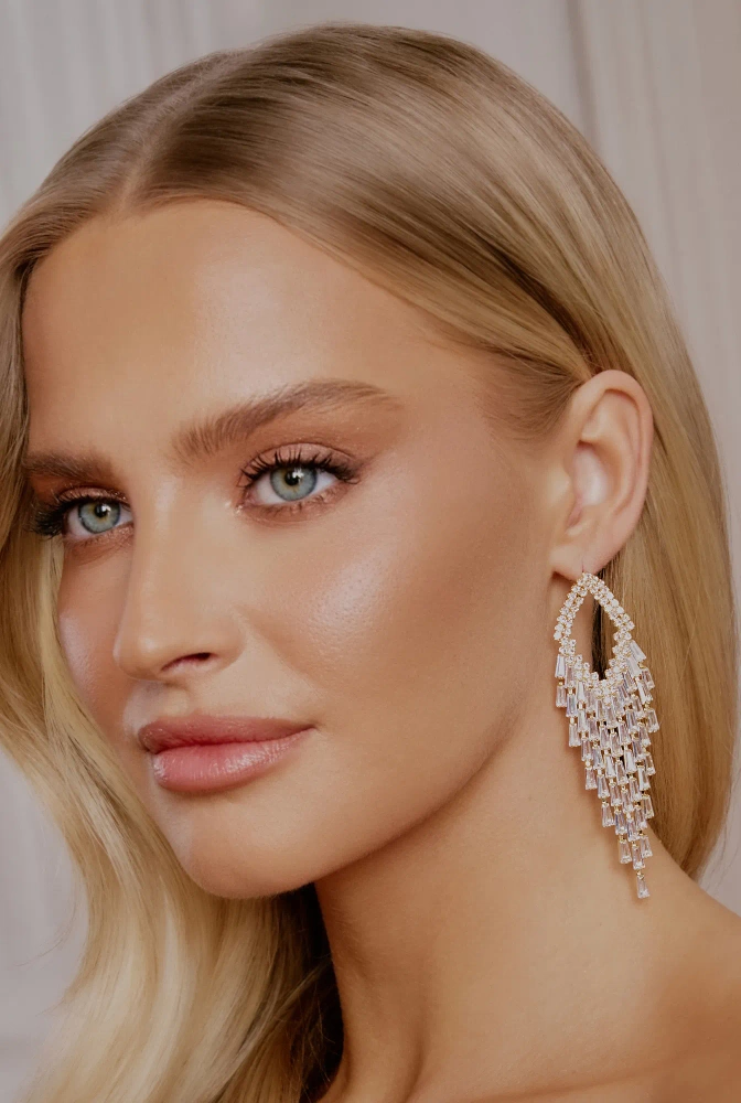 Tily - pozłacane kolczyki z cyrkoniami