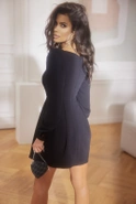Sancha - Czarna mini sukienka