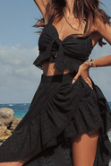 Peggie - czarny set w stylu boho