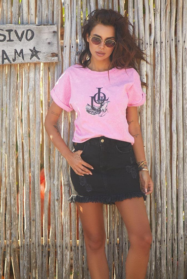 Zuri - grafitowa mini z przetarciami